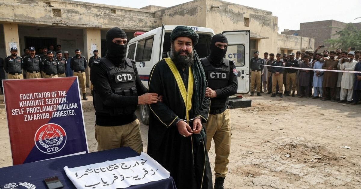 فتنہ الخوارج کا سہولت کار خود ساختہ مولوی ظفریاب گرفتار