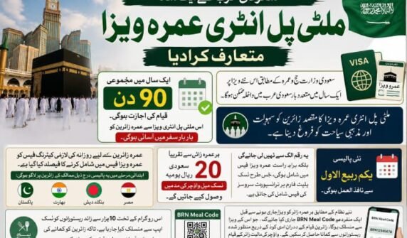 سعودی عرب کا ایک سالہ ملٹی پل انٹری عمرہ ویزا متعارف