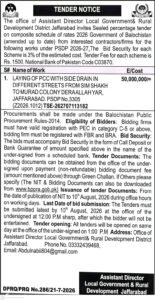 tender notice