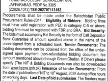 tender notice