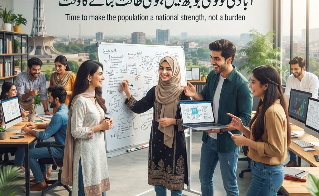 روشن نوجوان، مضبوط پاکستان۔ آبادی کو بوجھ نہیں بلکہ قومی طاقت بنانے کا وقت