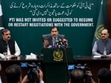 پی ٹی آئی کو حکومت کے ساتھ مذاکرات کی بحالی یا دوبارہ مذاکرات شروع کرنے کی کوئی دعوت یا تجویز نہیں دی، سردار ایاز صادق