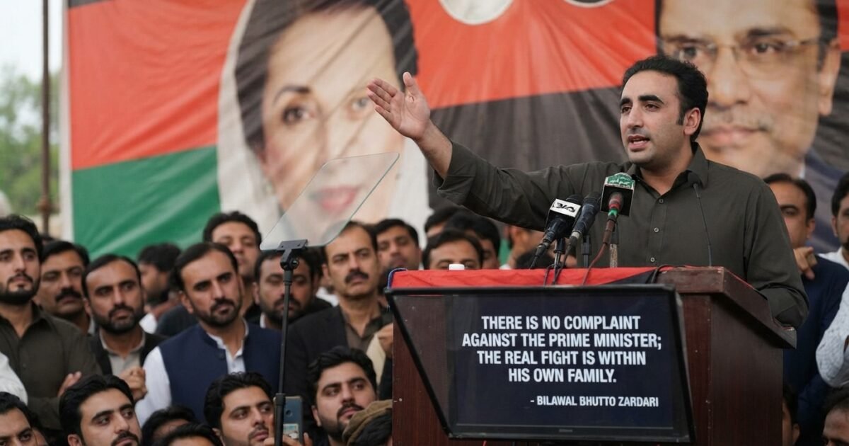 وزیراعظم سے کوئی شکایت نہیں اصل لڑائی ان کے اپنے خاندان کے درمیان ہے، بلاول بھٹو