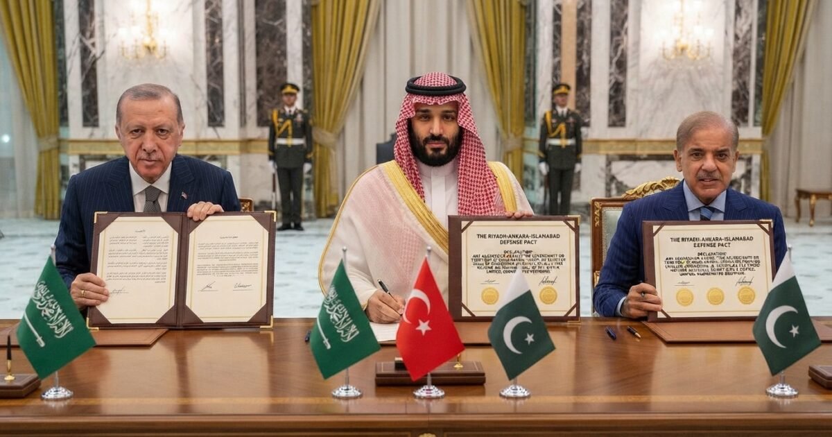 ایک ملک پر حملہ تینوں پر حملہ تصور کیا جائیگا، سعودیہ، پاکستان اور ترکیہ کے درمیان دفاعی معاہدہ
