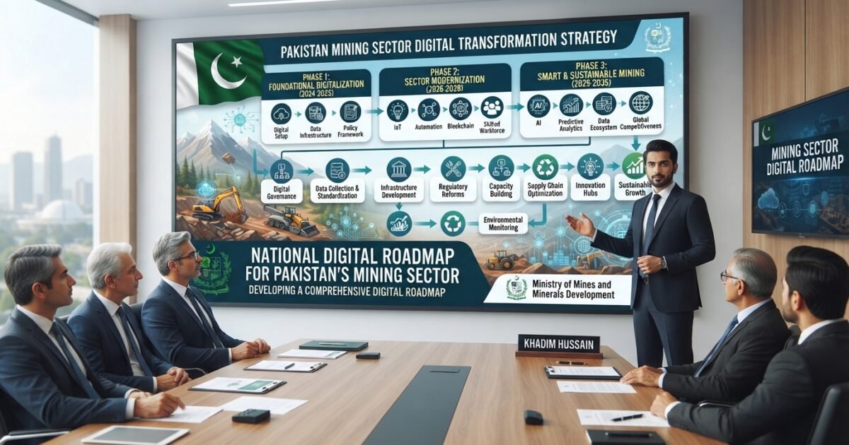 کان کنی کے شعبے کیلئے جامع قومی ڈیجیٹل روڈ میپ تیار کیا جائے ' خادم حسین
