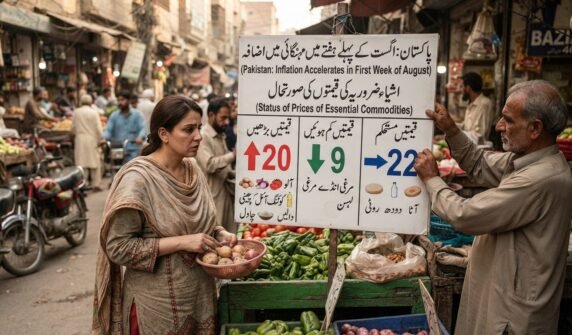 اگست کے پہلے ہفتے ہی مہنگائی کی رفتار میں اضافہ، 20 اشیائے ضروریہ کی قیمتیں بڑھ گئیں