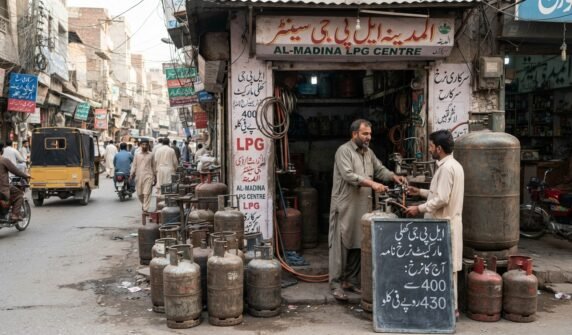 اوپن مارکیٹ میں ایل پی کی سرکاری نرخنامے پر فروخت ممکن نہ ہوسکی