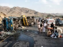 خضدار، وڈھ بازار کے قریب المناک ٹریفک حادثہ، 4 افراد جاں بحق اور 3 شدید زخمی